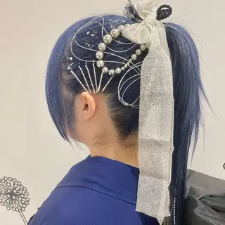 ヘアアレンジ ベージュ/アレンジ /横浜/杉本千夏のヘアスタイル