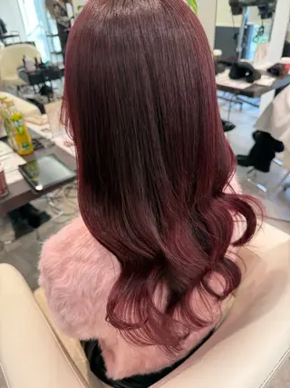 ロング カラー ハイトーン/髪質改善 🦋KASUGA🖤のヘアスタイル