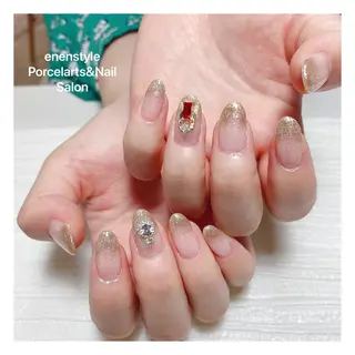 ミディアム ネイル 👑enen style👑のネイルデザイン
