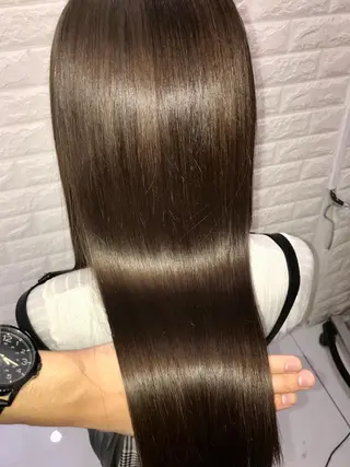 ロング 20代半ば上質なへア ケア 髪質改善 大西のヘアスタイル