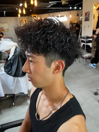 パーマ メンズ 石川 歳也のヘアスタイル