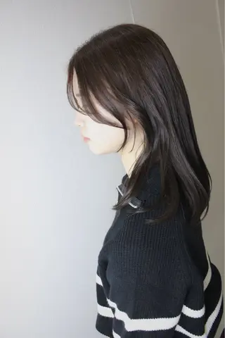 ミディアム カラー 土居 正季のヘアスタイル