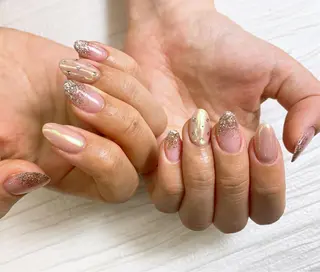 ネイル ⭐︎休業中の練習⭐︎ JNA認定講師髙橋のネイルデザイン