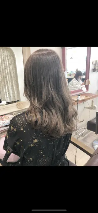ロング カラー nakahara madokaのヘアスタイル