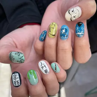 ネイル ひめか🫁 推し概念・個性派のネイルデザイン