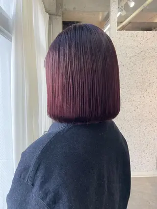 ミディアム カラー lani hair salon所属・SHOTO ハイトー ン/デザインカラーのヘアスタイル