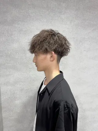 ショート カラー パーマ メンズ キッズ 🔥パーマ特化🔥 優馬のヘアスタイル