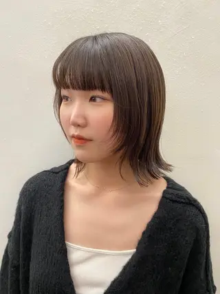 ミディアム カラー Paddle所属・似合わせレイヤー/ レイヤーパーマ/高倉のヘアスタイル