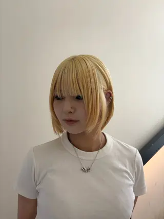 カラー 暖色ハイトーン/ moe🍒✨❤️のヘアスタイル