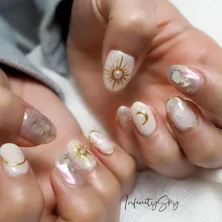 ネイル infinity skyのネイルデザイン