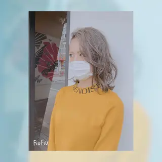 ミディアム カラー 華 HANA所属・✨素髪を美しくする✨ 志賀 和雅のヘアスタイル