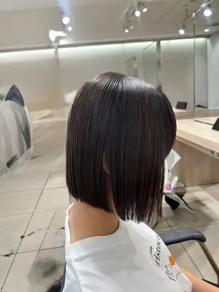 ミディアム パーマ 巖本 真希のヘアスタイル