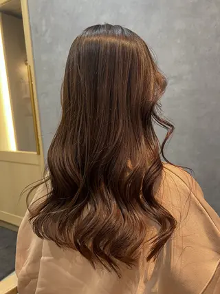 ロング カラー 中村 ひなたのヘアスタイル