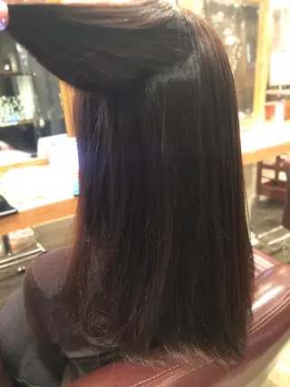 ミディアム 韓国風カット/ 髪質改善 黒崎のヘアスタイル