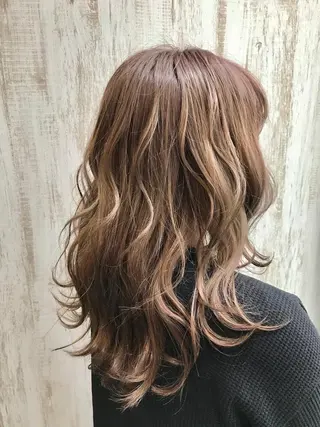 ロング カラー 【Zina札幌大通】 店長 福間 和也のヘアスタイル