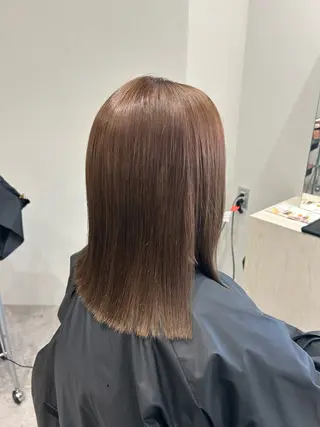 ミディアム カラー ヘアアレンジ ボブ /ニュアンス/ satomi🧸💖のヘアスタイル