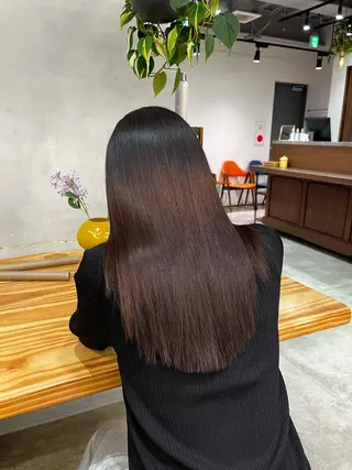 ロング Un ami shibuya所属・平居 舞白のヘアスタイル