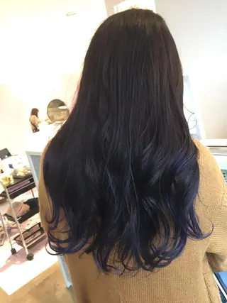 セミロング 所渉/韓国レイヤー /ウルフカットのヘアスタイル