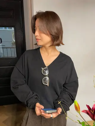 ショート カラー TO C所属・ボブ/ミディアム RIONAのヘアスタイル