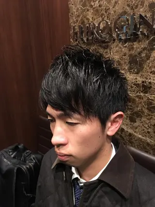 ショート ヒロ銀座所属・小島 史也のヘアスタイル