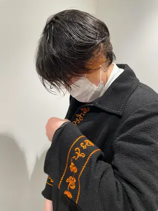 ショート カラー パーマ メンズ 吉田一輝 外国人パーマのヘアスタイル