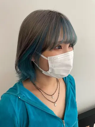 ショート カラー hair&nail ☯️アイリ☯️のネイルデザイン