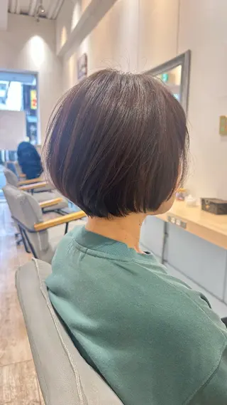 ショート 若山 敦のヘアスタイル