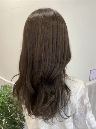 ロング カラー キッズ 透け感カラー🌿 小島 りなのヘアスタイル