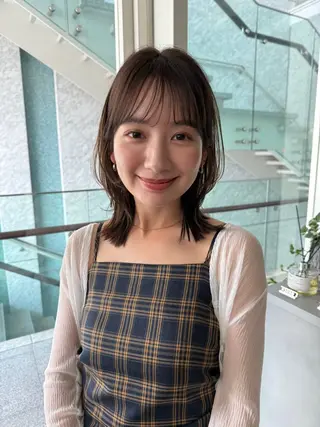 ミディアム SHEA.所属・表参道SHEA Am i／レイヤーカットのヘアスタイル