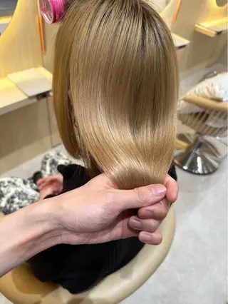 ミディアム 🩵縮毛矯正・ボブ 岩原朋也🩵のヘアスタイル