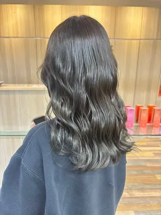 ロング カラー 岩崎 太陽のヘアスタイル