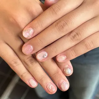 ショート 小川 柚香のネイルデザイン