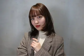 ミディアム layer/ mana🎀🤍のヘアスタイル