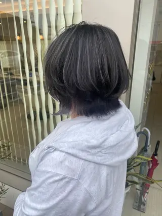 ショート パーマ 吹田 駿 髪質改善縮毛矯正のヘアスタイル