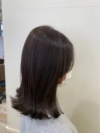 ミディアム 韓国ヘア ‎⟡.·KANA🐥のヘアスタイル