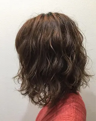 ミディアム パーマ seren dipityのヘアスタイル