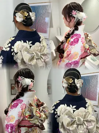 ヘアアレンジ アレンジ/ブラウン カラー HARU🕯のヘアスタイル