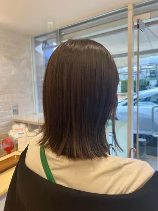ミディアム 田中 瑞妃のヘアスタイル