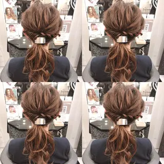 セミロング ヘアアレンジ 🌷MAYU 🌷のヘアスタイル