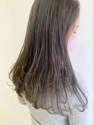 ロング カラー 似合わせ｜レイヤー 🪩yurikaのヘアスタイル