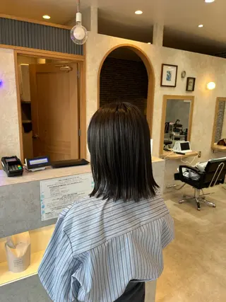 ミディアム nagi所属・横田直也／韓国風 レイヤーカット／千種のヘアスタイル