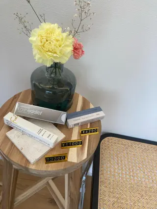 ミディアム キッズ ネイル マツエク・マツパ アイブロウ 𓊆ᶠᵉᵉʸ𓊇 ᶜᴴᴵᴴᴬᴿᵁのマツエク・マツパデザイン