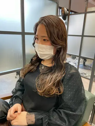 ロング S.BROOM なんばTAKUYAのヘアスタイル