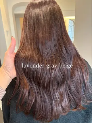 セミロング 透明感カラー🎀 tasty/makoのヘアスタイル