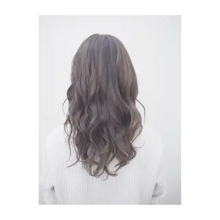 セミロング カラー 永岡 鉄平のヘアスタイル