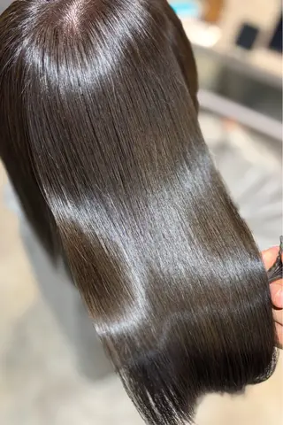 パーマ 艶髪酸性ストレート /髪質改善/寺田警二のヘアスタイル