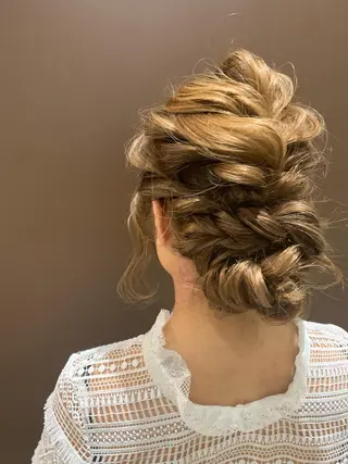 ヘアアレンジ きむえり/髪質改善 /セット/カラーのヘアスタイル