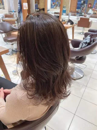 ミディアム 川崎レイヤーカット /江口真正のヘアスタイル