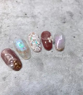 ネイル ﾈｲﾙﾙｰﾑﾘｯｶ 𝐦𝐚𝐲𝐮のネイルデザイン