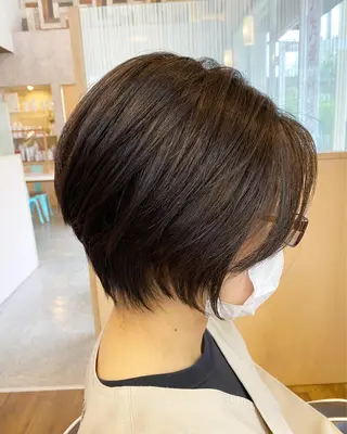 ショート カラー 🌼大人美人ショート 佐藤慎哉🌼のヘアスタイル